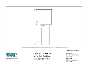 16350 Park Ten Place Dr, Houston, TX for rent Floor Plan- Image 1 of 1