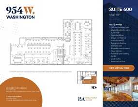 954 W Washington Blvd, Chicago, IL for rent Floor Plan- Image 1 of 19