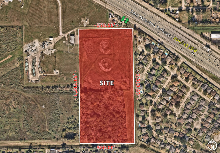 Beltway 8 & Zavalla St, Houston, TX for sale - Building Photo - Image 1 of 1