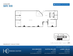 1999 Bryan St, Dallas, TX for rent Floor Plan- Image 1 of 1