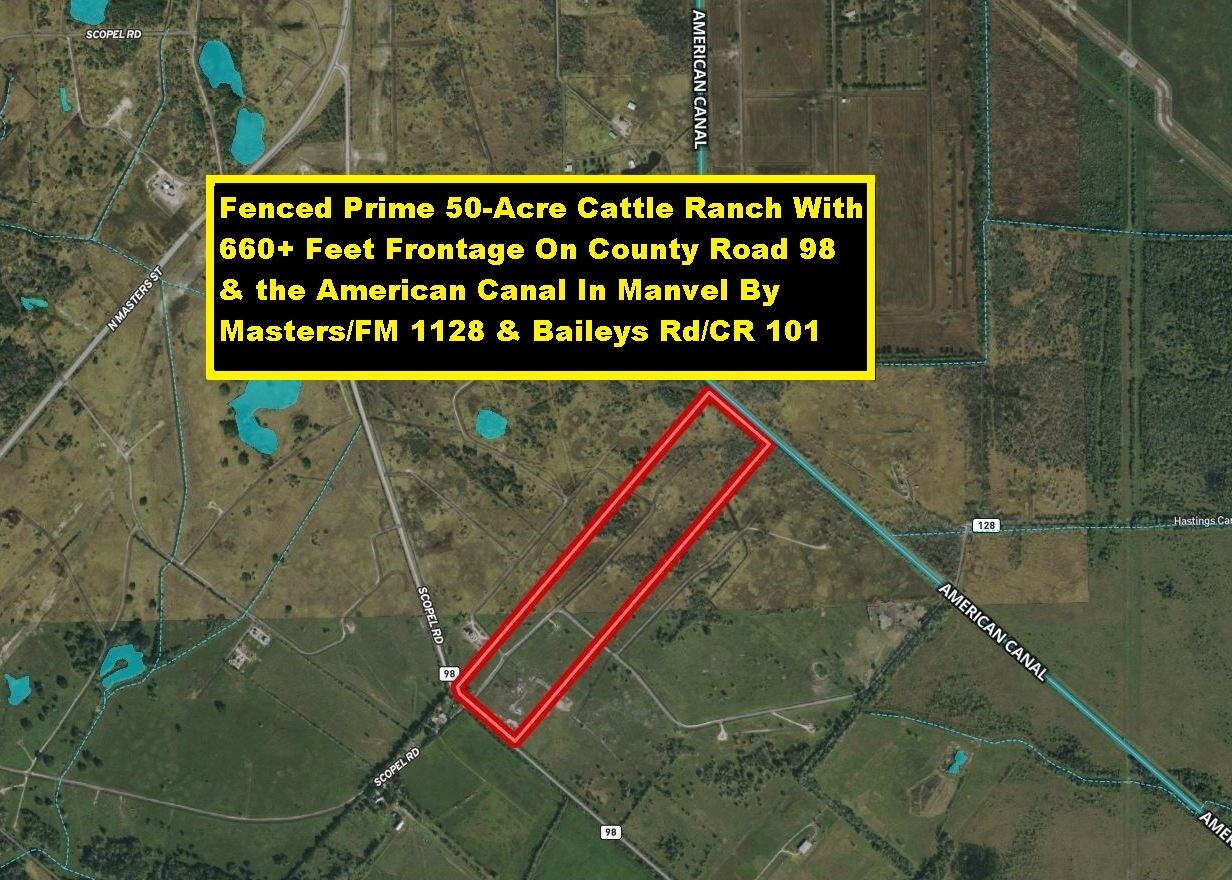 Tr 40 County road 98, Manvel, TX for sale Aerial- Image 1 of 1