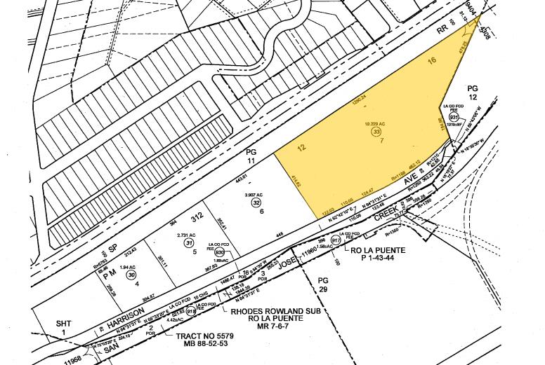 19901-19977 Harrison Ave, City Of Industry, CA for rent - Plat Map - Image 2 of 2