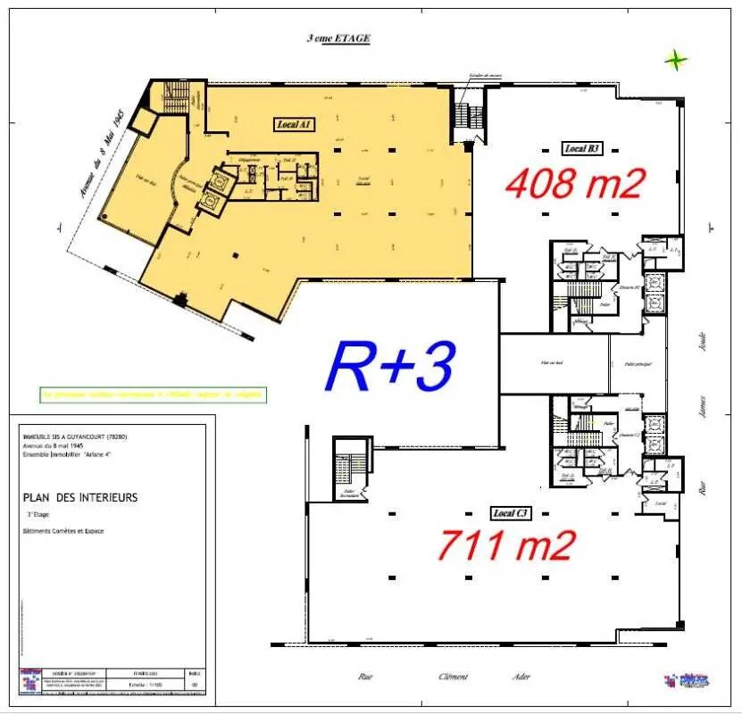 Office in Guyancourt to rent Floor Plan- Image 1 of 5