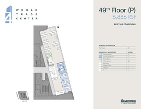 4 World Trade Center, New York, NY for rent Floor Plan- Image 1 of 1