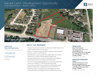 More details for 601 N Springfield Ave, Rockford, IL - Land for Sale