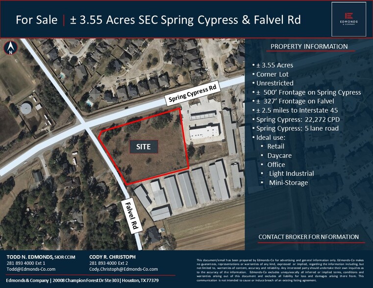 Spring Cypress Rd, Spring, TX for sale - Building Photo - Image 2 of 4