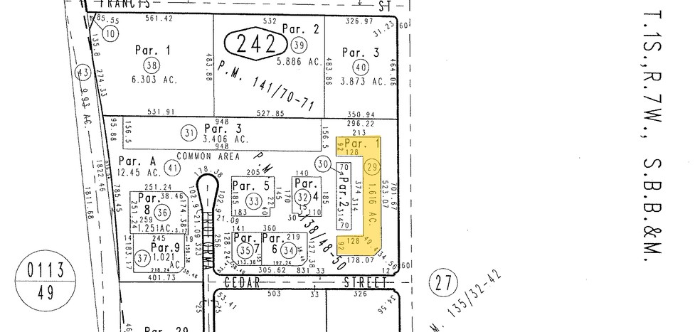 1920 S Archibald Ave, Ontario, CA for rent - Plat Map - Image 2 of 2