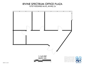 15707 Rockfield Blvd, Irvine, CA for rent Floor Plan- Image 1 of 1