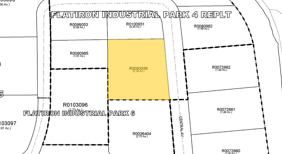 2545 Central Ave, Boulder, CO for rent - Plat Map - Image 2 of 5