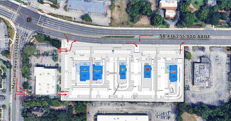 730 E Altamonte Dr, Altamonte Springs, FL for sale - Site Plan - Image 3 of 10