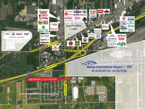 4520 Linden Creek Pky, Flint, MI - AERIAL map view