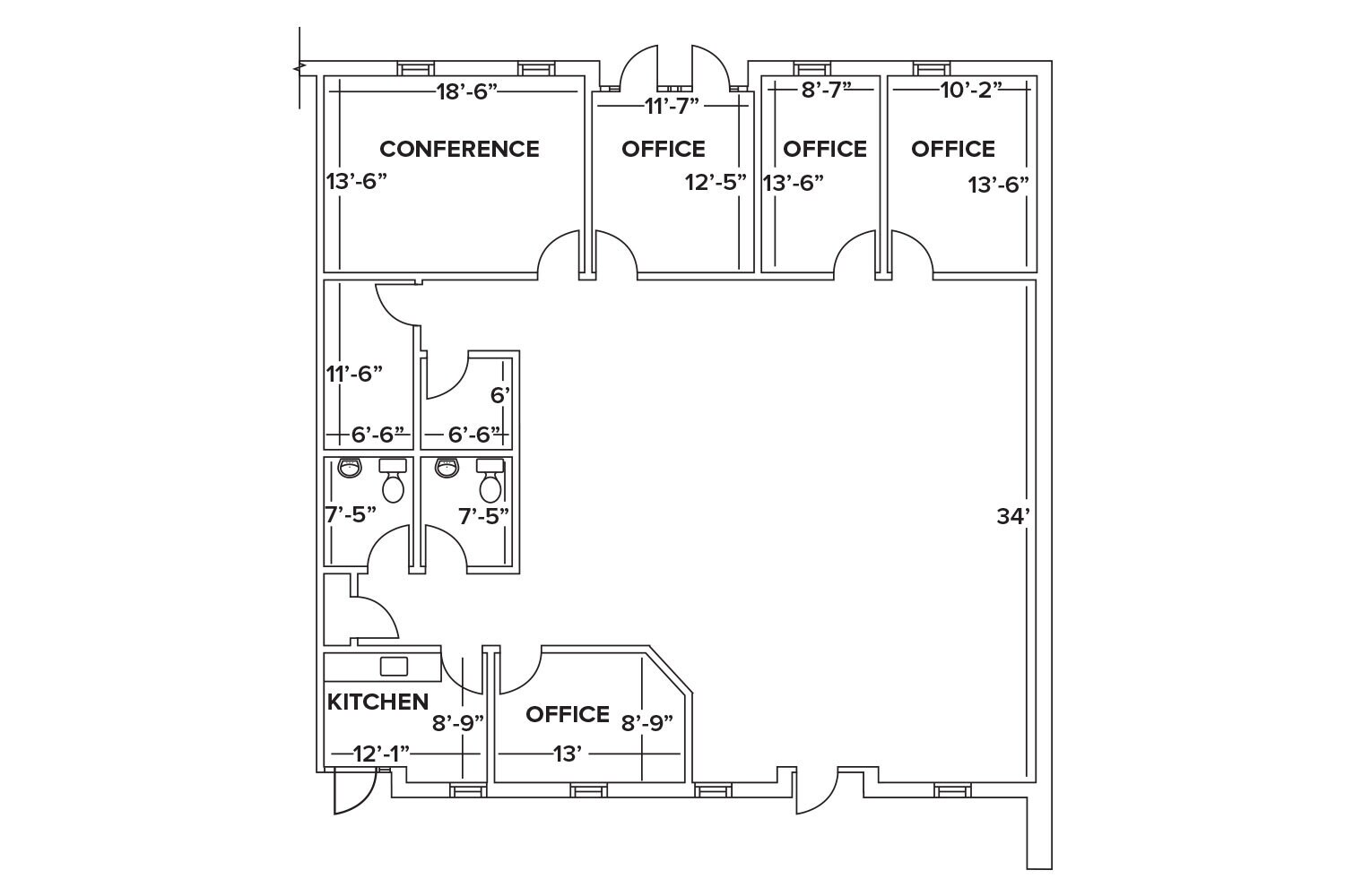 46 Vreeland Dr, Skillman, NJ to rent Floor Plan- Image 1 of 2