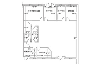 46 Vreeland Dr, Skillman, NJ for rent Floor Plan- Image 1 of 2