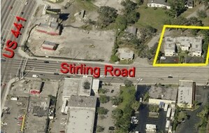 4485-4491 Stirling Rd, Davie, FL - aerial  map view