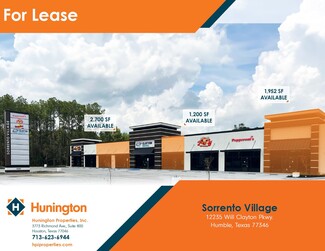 More details for 12235 Will  Clayton Blvd, Humble, TX - Retail for Rent