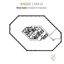 150 9th Ave SW, Calgary, AB for rent Floor Plan- Image 1 of 2