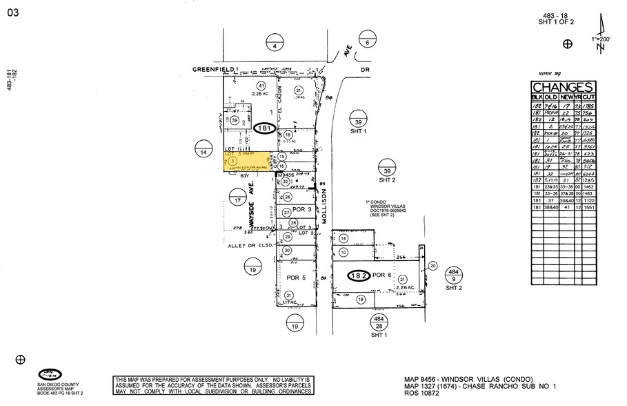 1235 Pierre Way, El Cajon, CA for rent - Plat Map - Image 2 of 13