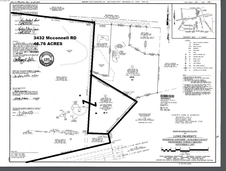 3410-3432 MCConnell Rd, Greensboro, NC for sale - Site Plan - Image 3 of 4