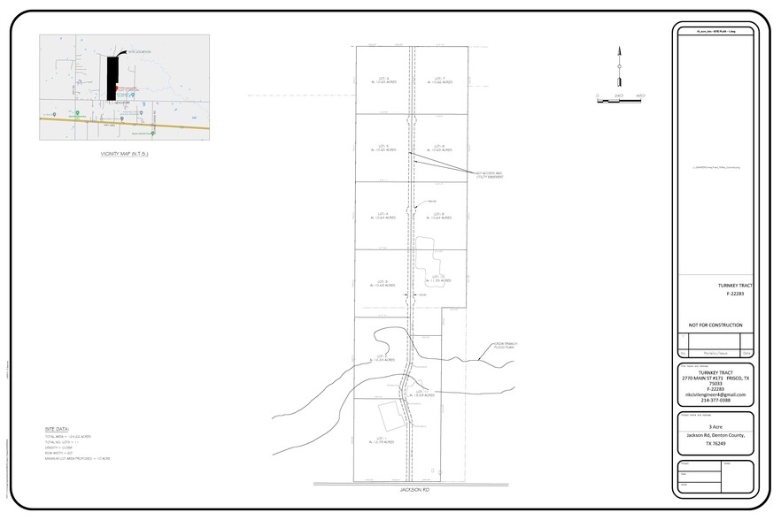 10700 Jackson, Krum, TX for sale - Site Plan - Image 2 of 17