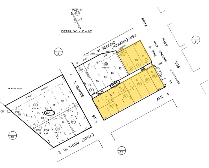 550 W 3rd Ave, Escondido, CA for rent - Plat Map - Image 3 of 7