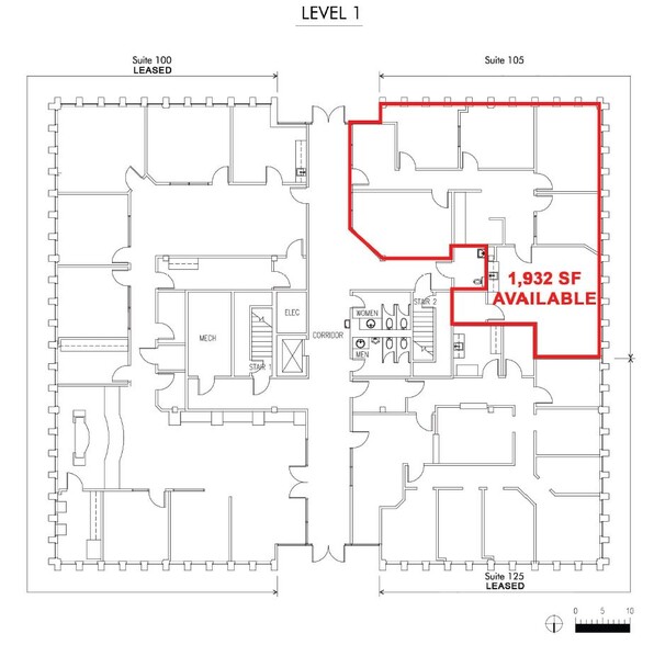 9545 Katy Fwy, Houston, TX for rent - Floor Plan - Image 3 of 10