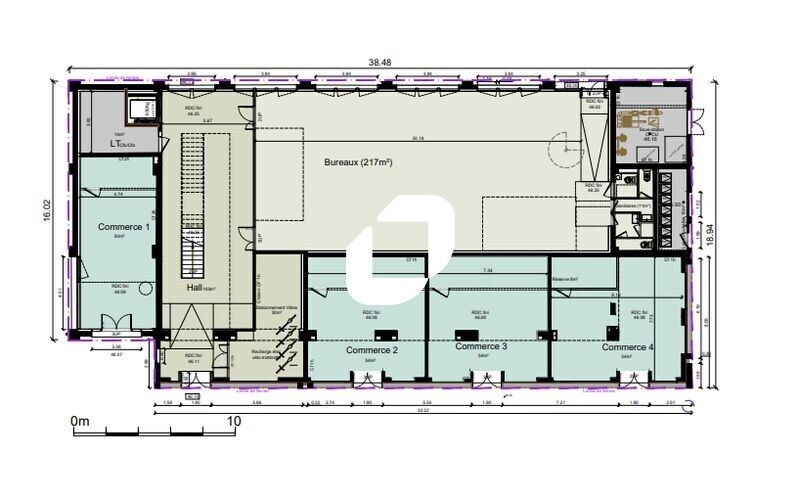 Retail in Neuilly-sur-Marne to rent - Floor Plan - Image 3 of 3