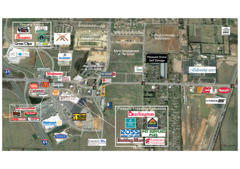 Pleasant Grove Rd. & Pleasant Crossing Blvd, Rogers, AR for sale - Building Photo - Image 1 of 3