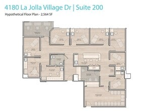 4180 La Jolla Village Dr, La Jolla, CA to rent Floor Plan- Image 2 of 3