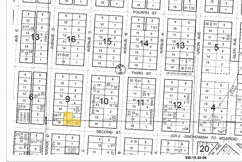 1200 2nd St, Snohomish, WA for rent - Plat Map - Image 2 of 2