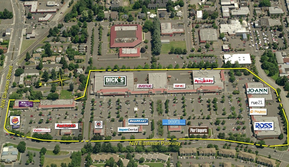 400-660 NW Eastman Pky, Gresham, OR for rent - Aerial - Image 3 of 4