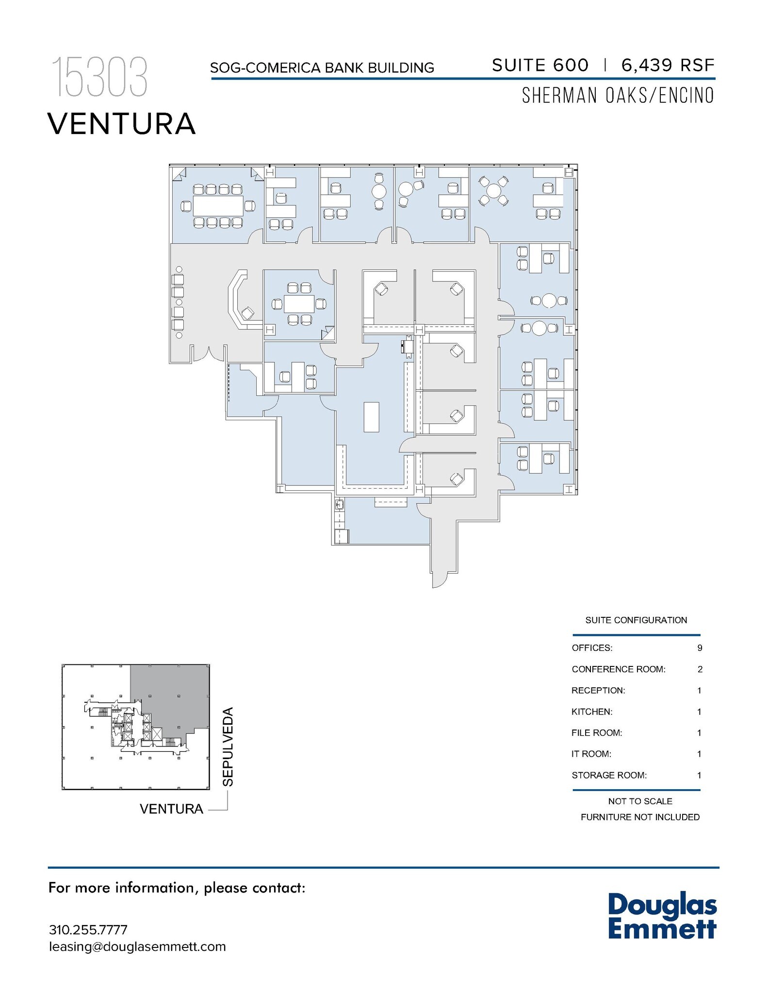 15301 Ventura Blvd, Sherman Oaks, CA for rent Floor Plan- Image 1 of 1