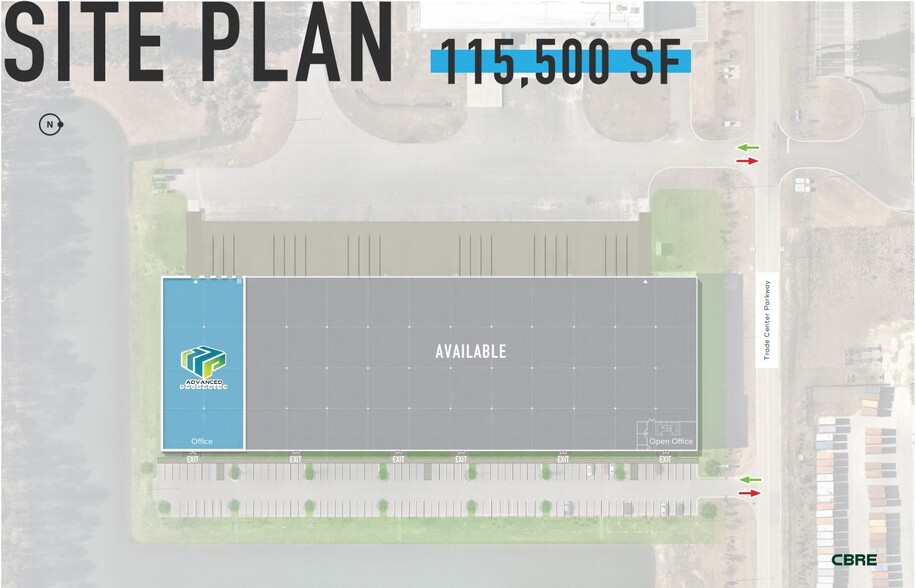 553 Trade Center Pkwy, Summerville, SC for rent - Site Plan - Image 2 of 18