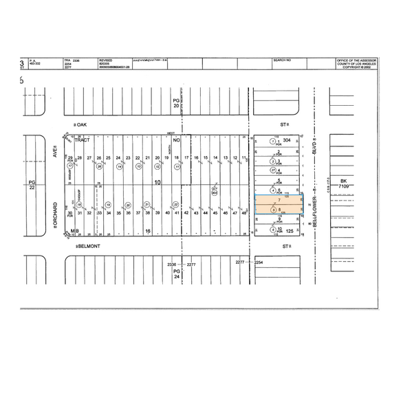 16525-16531 Bellflower Blvd, Bellflower, CA for rent - Plat Map - Image 2 of 2