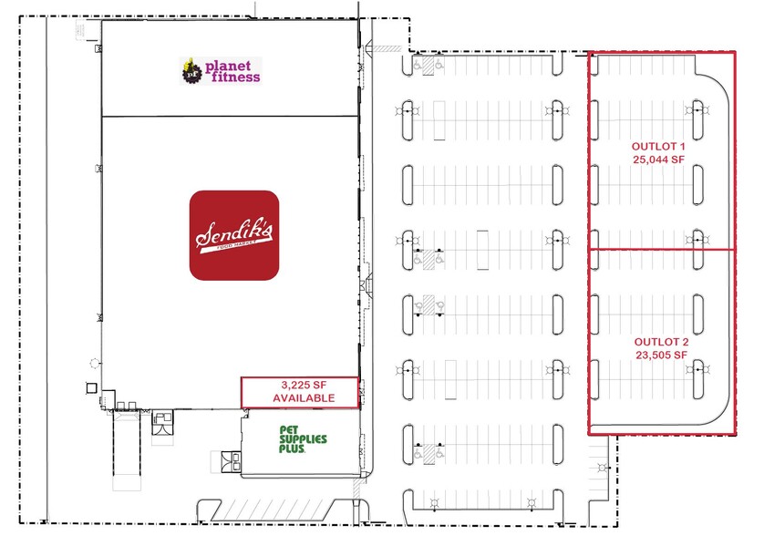 1450 Summit Ave, Oconomowoc, WI for rent - Site Plan - Image 2 of 2