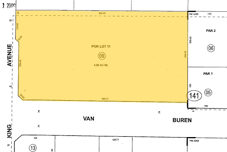 16810 Van Buren Blvd, Riverside, CA for sale - Plat Map - Image 1 of 1