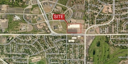 2508-2520 Airport Rd, Colorado Springs, CO - AERIAL  map view - Image1