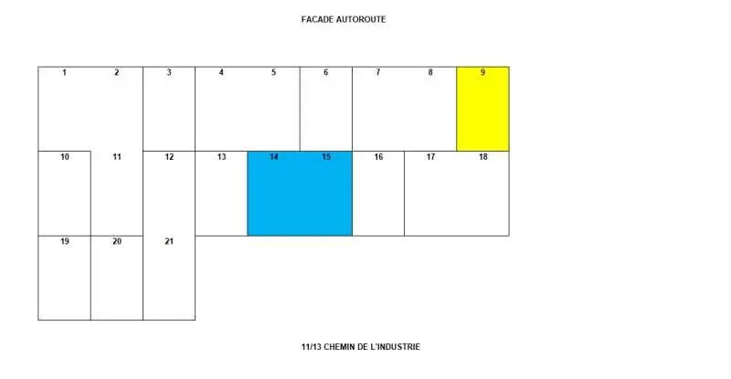 11 Chemin De L'Industrie, Dardilly to rent - Site Plan - Image 2 of 2