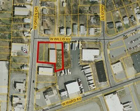 811-813 W Willis Ave, High Point, NC - aerial  map view