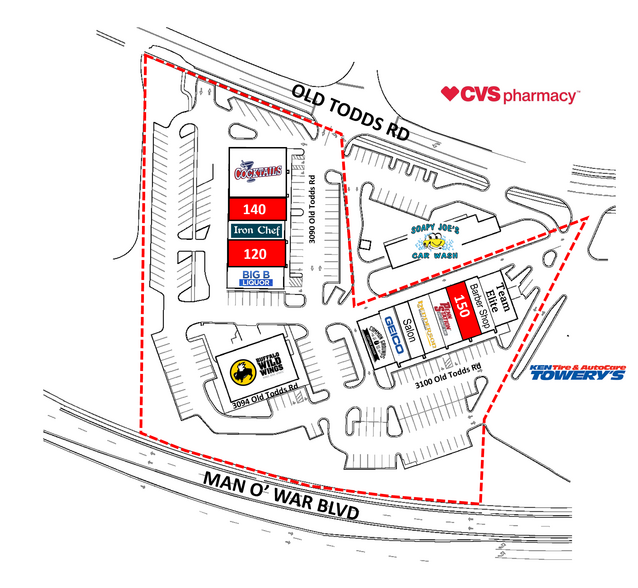 3090-3100 Old Todds Rd, Lexington, KY for rent - Site Plan - Image 3 of 5