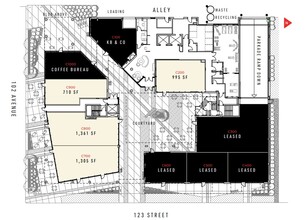 12322-12328 102 Av NW, Edmonton, AB for rent Site Plan- Image 1 of 2