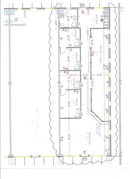 111 N Post Rd, Oklahoma City, OK for rent - Floor Plan - Image 3 of 3