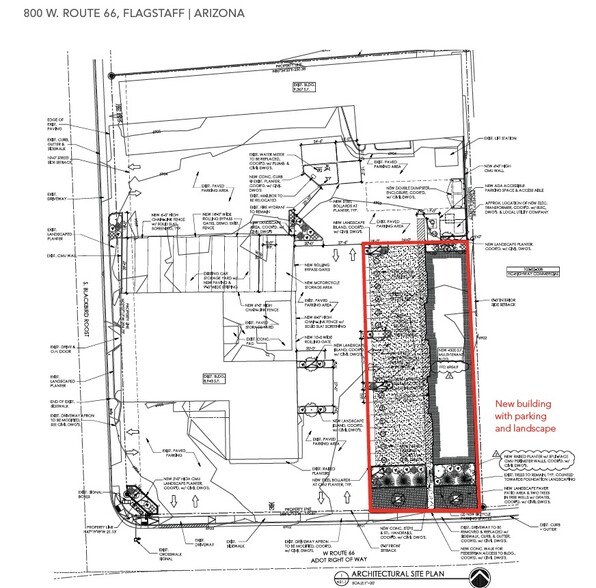 800 W Route 66, Flagstaff, AZ for rent - Site Plan - Image 2 of 4