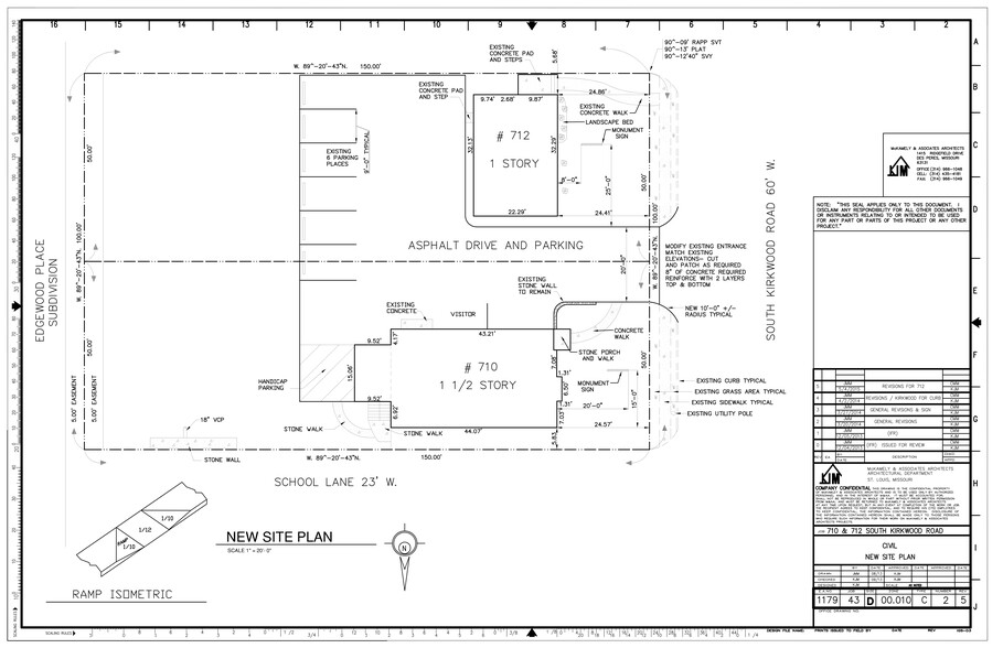 712 S Kirkwood Rd, Kirkwood, MO for rent - Site Plan - Image 3 of 3