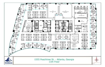 1555 Peachtree St, Atlanta, GA to rent Floor Plan- Image 1 of 1