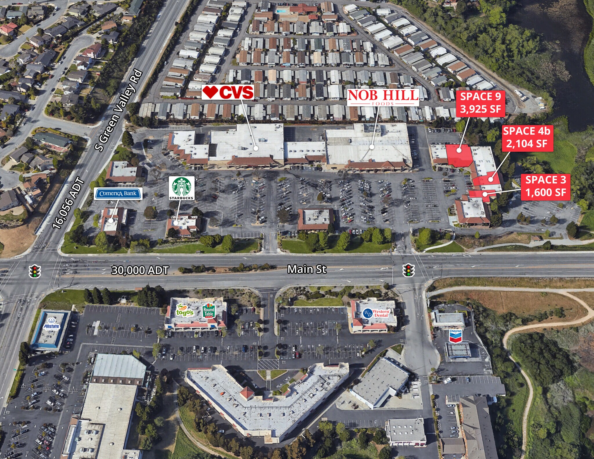 1820-1998 Main St, Watsonville, CA to rent Aerial- Image 1 of 3