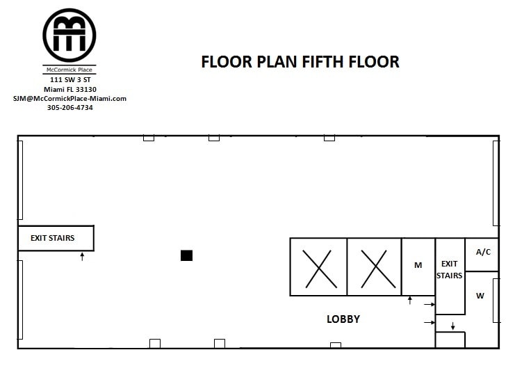 111 SW 3rd St, Miami, FL to rent Floor Plan- Image 1 of 1