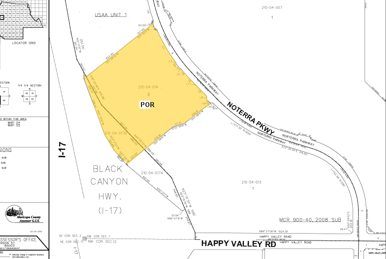 25600 N Norterra Pky, Phoenix, AZ for rent - Plat Map - Image 2 of 5