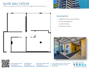 10400 W Higgins Rd, Rosemont, IL for rent Floor Plan- Image 1 of 1