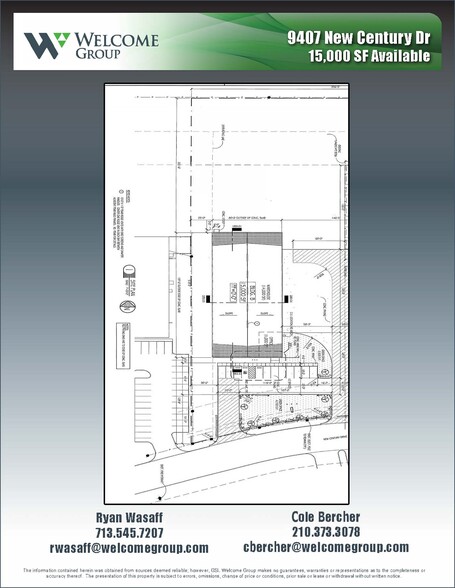 9407 New Century Dr, Pasadena, TX for rent - Site Plan - Image 3 of 6