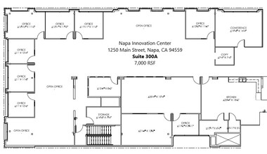 1250 Main St, Napa, CA for rent Floor Plan- Image 1 of 1